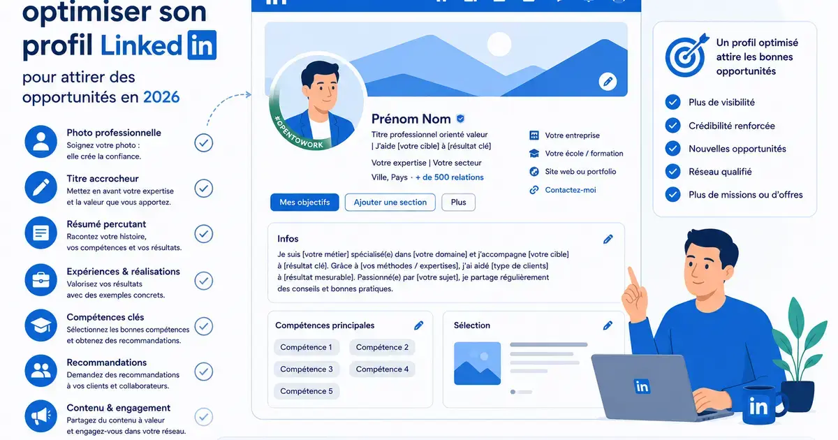 Comment optimiser son profil LinkedIn pour attirer des opportunités en 2026