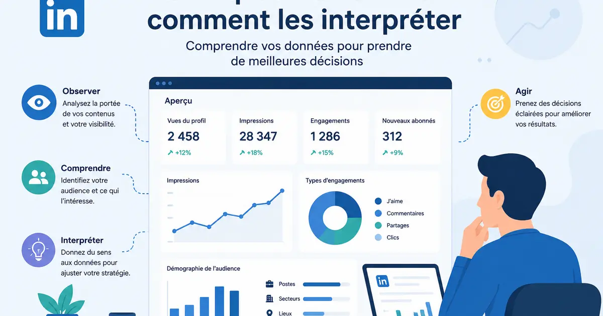 Comprendre les statistiques LinkedIn : comment analyser ses performances et progresser en 2026